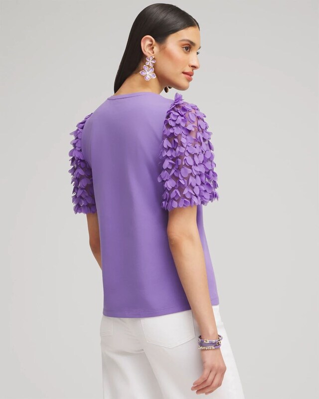 Applique Sleeve Tee - image 3